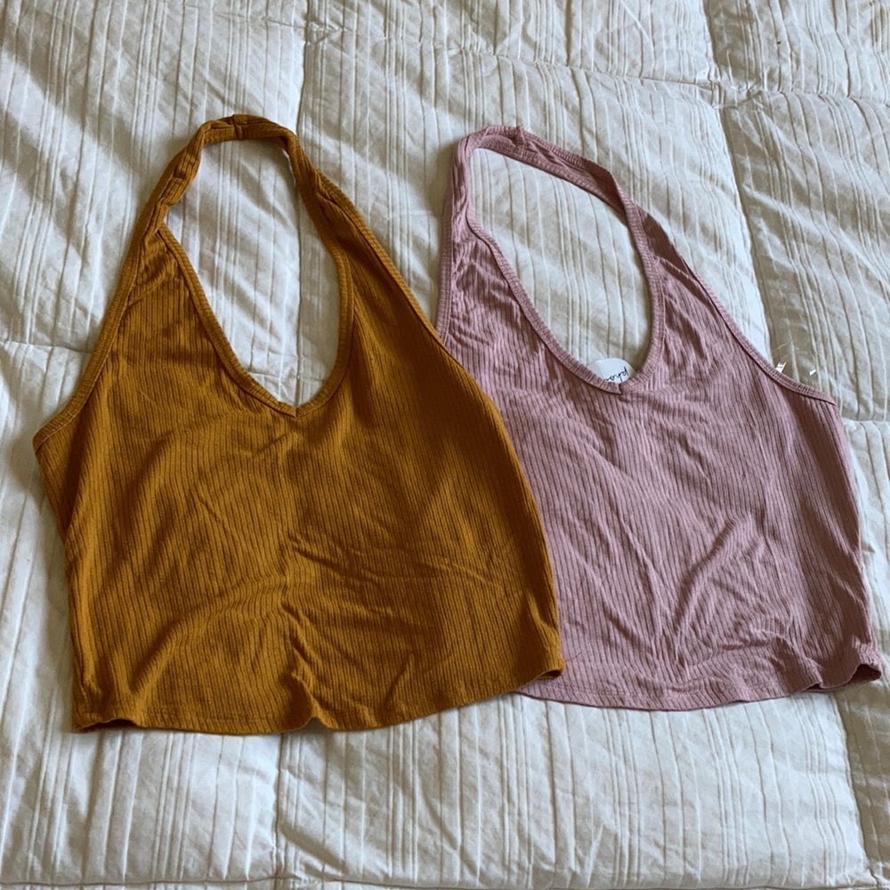 Halter crop top bundle size medium